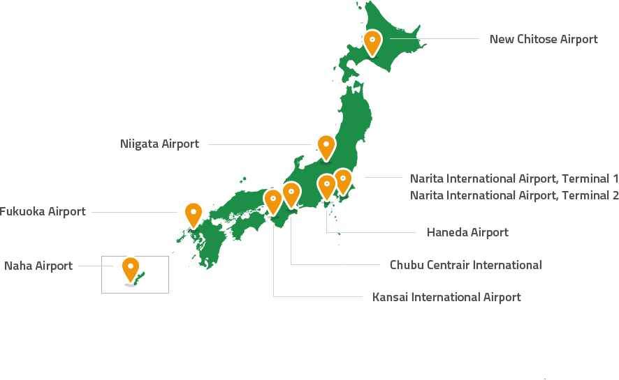 Japan Rails Pass - Map